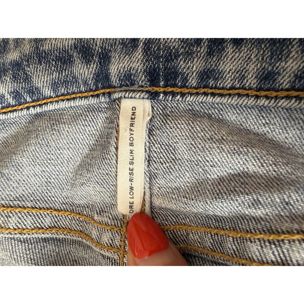 Rag & Bone Dre Low-Rise Slim Boyfriend Women's Jeans Stella Size 28 - Picture 12 of 14